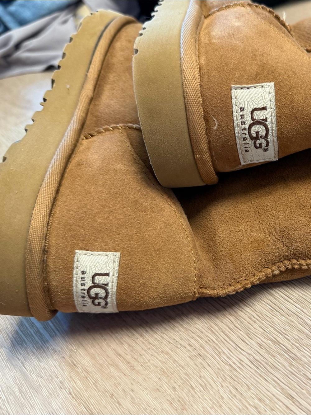Classic Tall Suede UGG Boot in Chestnut - Picture 2 of 4